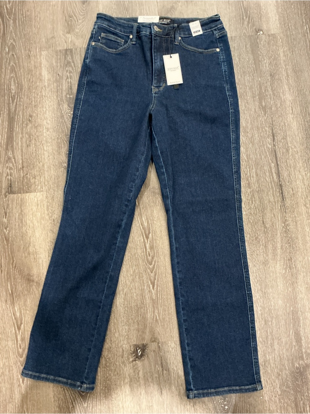 Judy Blue Dark Blue Straight-Leg Jeans, tummy control, NWT, size 11/30